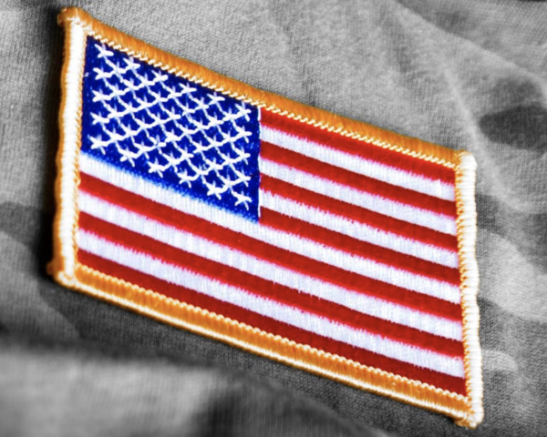 american flag patch