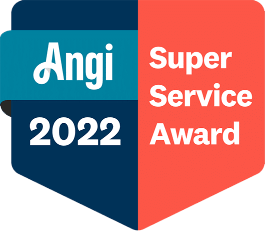 Elite Roof and Solar's 2022 Angi Super Service Award Official Badge Award-Winning Roofer