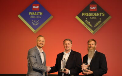 Another Award! Elite Roof and Solar Wins Coveted 3-Star 2022 GAF Master Elite® President’s Club Award