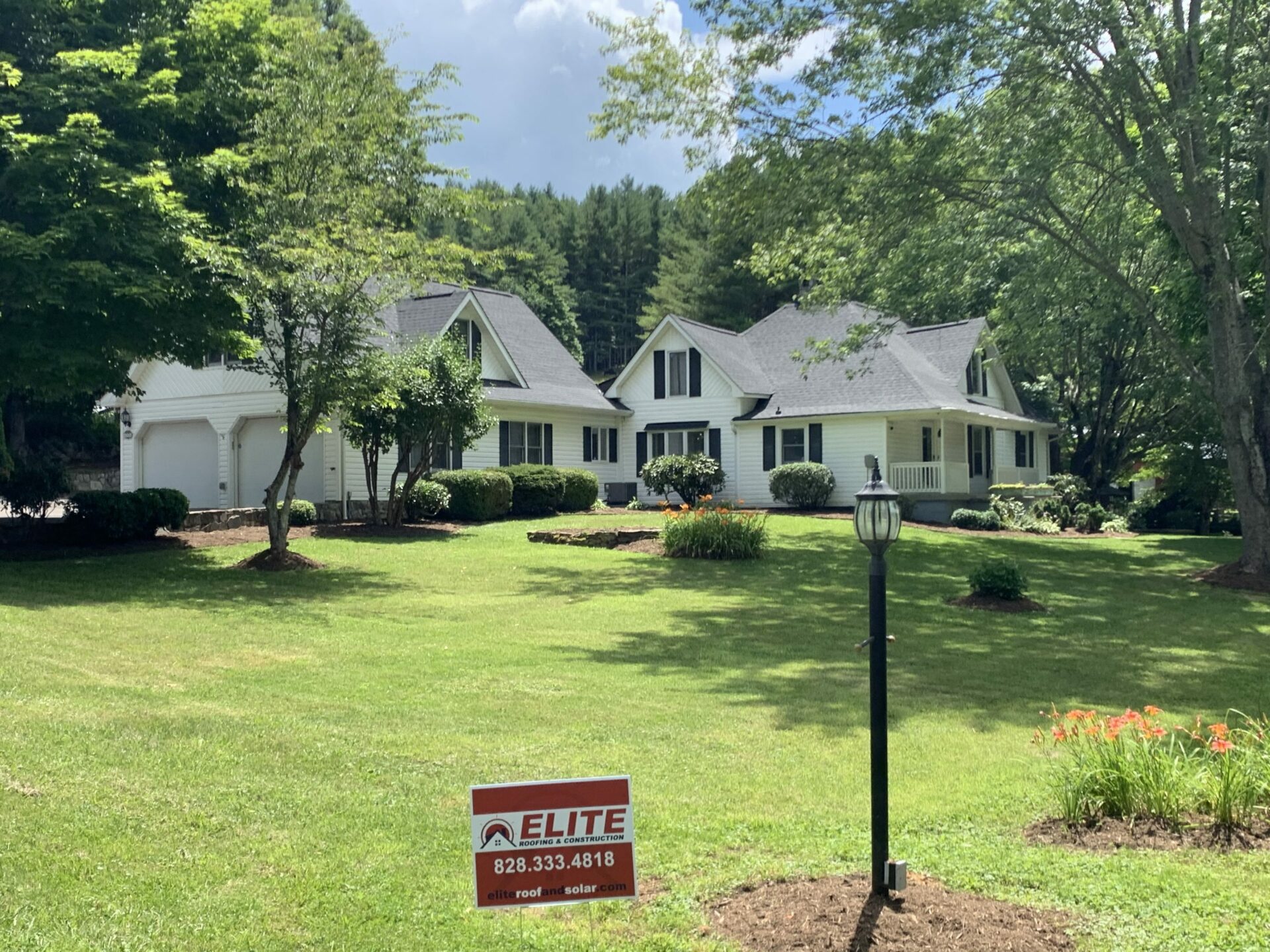 All Roof Replacements Great and Small 7 Roof replacement project in Blue Ridge Mountains
